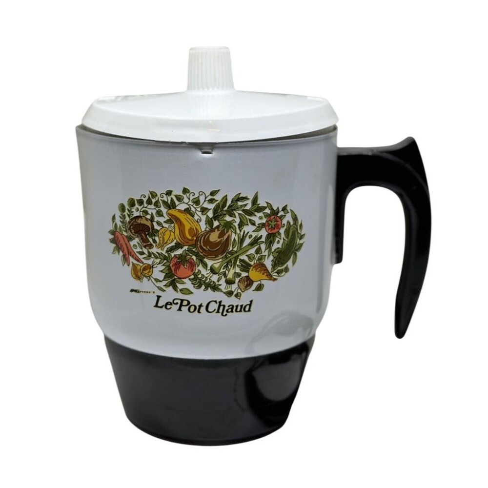 VTG Robeson Le Pot Chaud Heat & Eat Electric Metal Pot Original‎ Box Kitchenware